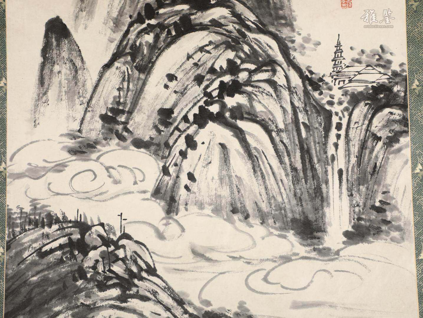 吳昌碩 山水圖